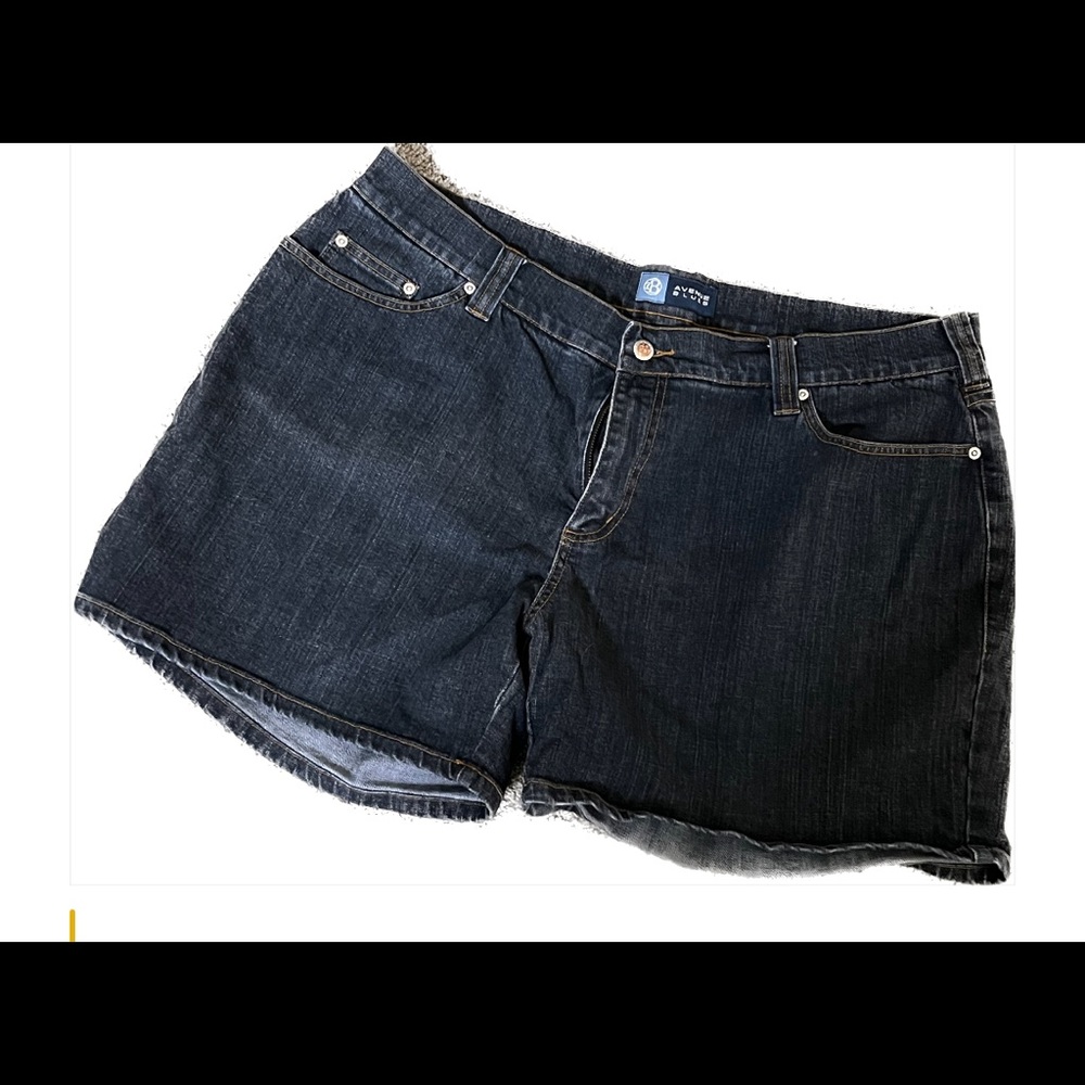 Jean Shorts Size 20 - 3 pairs denim, black denim and black cotton- NWT